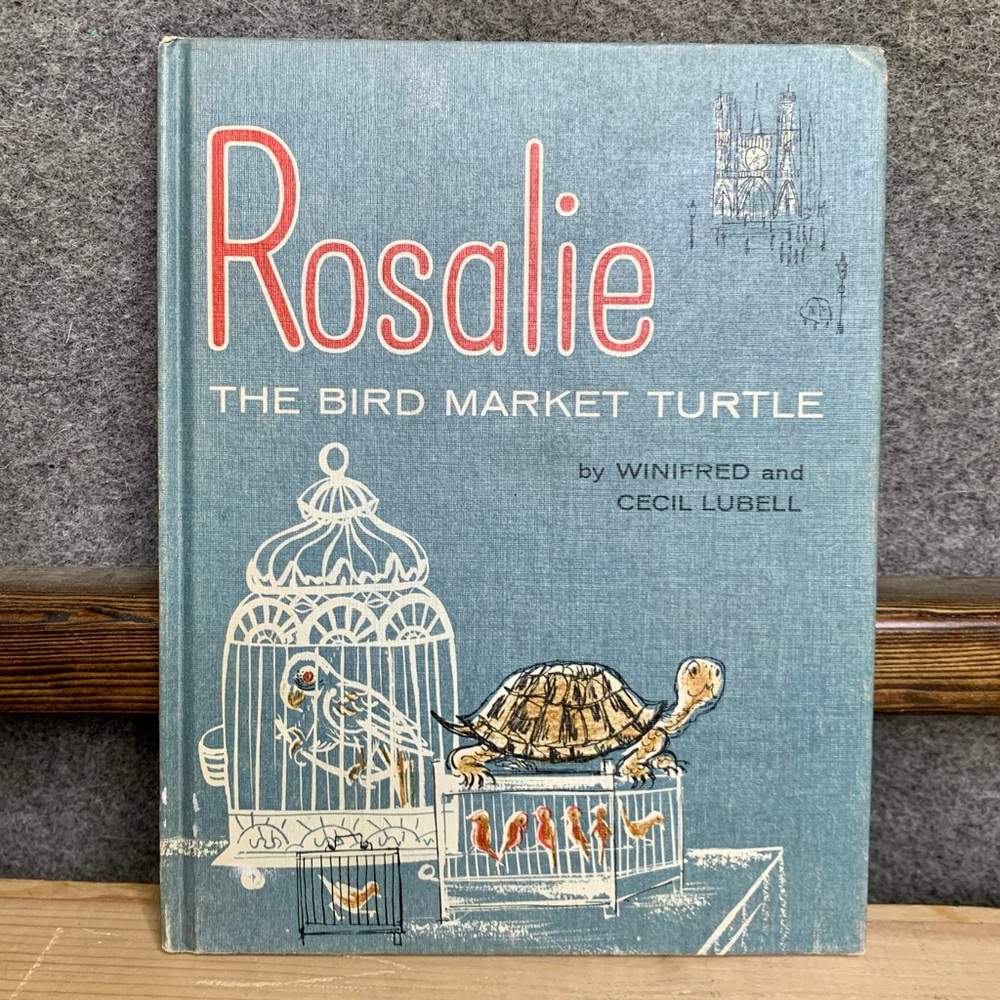 Vintage Rosalie The Bird Market Turtle Book